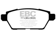 गैलरी व्यूवर में इमेज लोड करें, EBC 06-09 Ford Fusion 2.3 Redstuff Rear Brake Pads