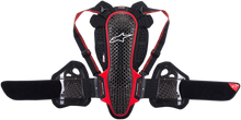 Carica l&#39;immagine nel visualizzatore di Gallery, ALPINESTARS Nucleon KR-3 Back Protector - Black/Red - Large 6504718-13-L