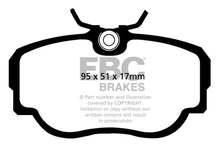 Cargar imagen en el visor de la galería, EBC 83-85 BMW 318 1.8 (E30) Yellowstuff Front Brake Pads
