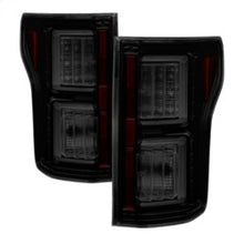 Carica l&#39;immagine nel visualizzatore di Gallery, Spyder Ford F150 2015-2017 Light Bar LED Tail Lights - Black Smoke ALT-YD-FF15015-LBLED-BSM