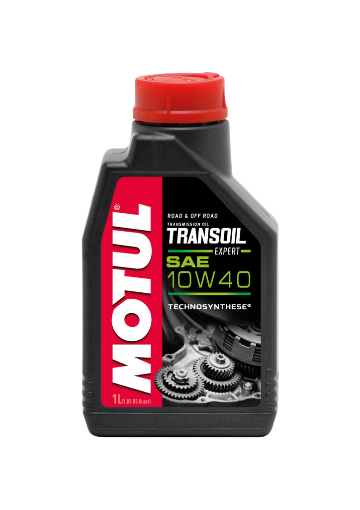 Motul 1L Powersport TRANSOIL Expert SAE 10W40 Technosynthese Fluid for Gearboxes - Single image 1