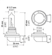 गैलरी व्यूवर में इमेज लोड करें, Hella Bulb H9 12V 65W PGJ19-5 T4