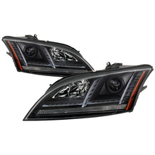 Carica l&#39;immagine nel visualizzatore di Gallery, Spyder 08-15 Audi TT (HID Model Only) Projector Headlights - Sequential Signal - Black