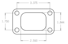 Cometic Turbo FLG T3/T4 Turbine Inlet Exhaust Gasket