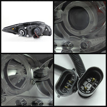 Carica l&#39;immagine nel visualizzatore di Gallery, Spyder Scion TC 08-10 Projector Headlights LED Halo -Replaceable LEDs Smke PRO-YD-TTC08-HL-SM