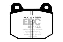 गैलरी व्यूवर में इमेज लोड करें, EBC 08+ Lotus 2-Eleven 1.8 Supercharged Greenstuff Front Brake Pads