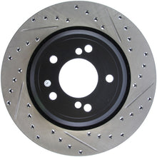 Laden Sie das Bild in den Galerie-Viewer, StopTech 00-03 BMW M5 (E39) Slotted &amp; Drilled Left Rear Rotor