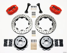 गैलरी व्यूवर में इमेज लोड करें, Wilwood Dynapro Rear Kit 12.19in Drilled Red Subaru Impreza WRX