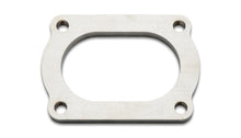 Carica l&#39;immagine nel visualizzatore di Gallery, Vibrant T304 SS 4 Bolt Flange for 3in O.D. Oval tubing