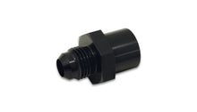 Carica l&#39;immagine nel visualizzatore di Gallery, Vibrant M16 x 1.5 Female to -6AN Male Flare Adapter - Anodized Black