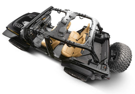 BedRug 2018+ Jeep JL 4 Door 6pc Rear Cargo Kit (w/ Gap Hider)