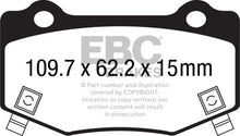 Carica l&#39;immagine nel visualizzatore di Gallery, EBC 16+ Cadillac ATS-V 3.6 Twin Turbo Yellowstuff Rear Brake Pads