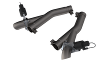 Cargar imagen en el visor de la galería, QTP 11-18 Dodge Durango 5.7L 2.5in 304SS Aggressor Cutout Dual Mid Pipes