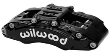 गैलरी व्यूवर में इमेज लोड करें, Wilwood Caliper - AT6 Lug Mount Black 1.75in/1.38in/1.38in Piston .75in Rotor - Right Side