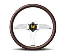 Carica l&#39;immagine nel visualizzatore di Gallery, Momo Super Grand Prix Steering Wheel 350 mm - Mahogany Wood/Pol Spokes