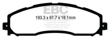 गैलरी व्यूवर में इमेज लोड करें, EBC 13+ Ford F250 (inc Super Duty) 6.2 (2WD) Greenstuff Rear Brake Pads