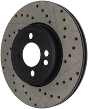 Laden Sie das Bild in den Galerie-Viewer, StopTech Slotted &amp; Drilled Sport Brake Rotor 07-13 Mini Cooper
