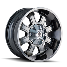 Cargar imagen en el visor de la galería, Mayhem 8103 Fierce 20x10 / 8x165.1 BP / -19mm Offset / 130.8mm Hub Chrome Wheel