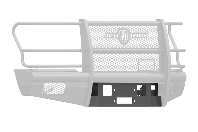 Road Armor 17-20 Ford F-250 Vaquero Front Winch Plate - Tex Blk - 2to4wheels