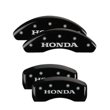 Charger l&#39;image dans la galerie, MGP 4 Caliper Covers Engraved Front Pontiac Rear Arrow Blk Finish Silver Char 2006 Pontiac Solstice