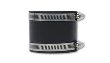 Carica l&#39;immagine nel visualizzatore di Gallery, Vibrant Non Reinforced Silicone Sleeve Coupling 3in I.D. x 3in long BLACK incl 2 SS Worm Gear Clamps
