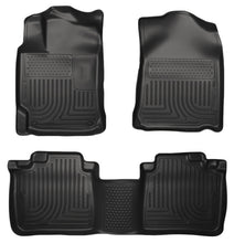 Laden Sie das Bild in den Galerie-Viewer, Husky Liners 10-13 Lexus RX350/RX450h WeatherBeater Black Front &amp; 2nd Seat Floor Liners