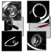 Laden Sie das Bild in den Galerie-Viewer, Spyder Nissan Altima 4Dr 10-12 Projector Headlights Light DRL LED Halo Blk PRO-YD-NA104D-LTDRL-BK