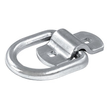 Load image into Gallery viewer, Curt 3in x 3in Surface-Mounted Tie-Down D-Ring (3600lbs Clear Zinc)
