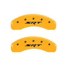 Carica l&#39;immagine nel visualizzatore di Gallery, MGP 4 Caliper Covers Engraved Front &amp; Rear JEEP Black finish silver ch