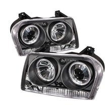 Laden Sie das Bild in den Galerie-Viewer, Spyder Chrysler 300 05-08 Projector Headlights LED Halo LED Blk (Not Included) PRO-YD-C305-HL-BK