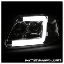 Cargar imagen en el visor de la galería, Spyder 97-03 Ford F-150 (After 6/1997) V2 Proj Headlights DRL LED - Chrm (PRO-YD-FF15097V2-LB-C)