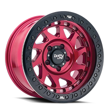 Carica l&#39;immagine nel visualizzatore di Gallery, Dirty Life 9313 Enigma Race 17x9 / 8x170 BP / -12mm Offset / 125.2mm Hub Crimson Candy Red Wheel