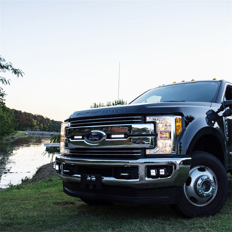 Rigid Industries 17-19 Ford Super Duty Fog Light Mounts - Pair (Fits 4 D-Series) - 2to4wheels