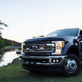 Rigid Industries 17-19 Ford Super Duty Fog Light Mounts - Pair (Fits 4 D-Series) - 2to4wheels