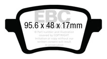 गैलरी व्यूवर में इमेज लोड करें, EBC 13+ Fiat 500L 1.4 Turbo Ultimax2 Rear Brake Pads