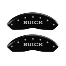 Charger l&#39;image dans la galerie, MGP 4 Caliper Covers Engraved Front Buick Rear Black Finish Silver Char 2017 Buick Envision