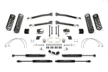 Charger l&#39;image dans la galerie, Fabtech 07-18 Jeep JK 4WD 4-Door 5in Trail LT System w/Stealth Shocks