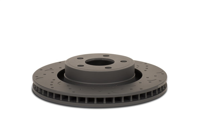 Hawk Talon 2010 Chrysler 300 C RWD / w/Vented Rear Discs Drilled and Slotted Front Brake Rotor Set - 2to4wheels
