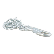 Load image into Gallery viewer, Curt 27in Safety Chain w/1 Snap Hook (2000lbs Clear Zinc)
