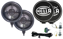 Cargar imagen en el visor de la galería, Hella 500 Series 12V Black Magic Halogen Driving Lamp Kit