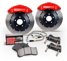 Charger l&#39;image dans la galerie, StopTech 69-89 Porsche 911 Level 1 Street Front BBK w/ Black ST42 Calipers 282X28 Slotted Rotors