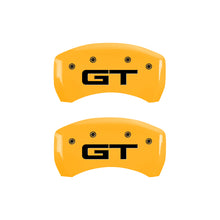 Laden Sie das Bild in den Galerie-Viewer, MGP 4 Caliper Covers Engraved Front &amp; Rear Oval logo/Ford Red finish silver ch