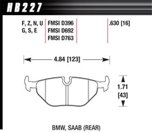 Charger l'image dans la galerie, Hawk 92-95 BMW 325iS HT-10 Race Rear Brake Pads