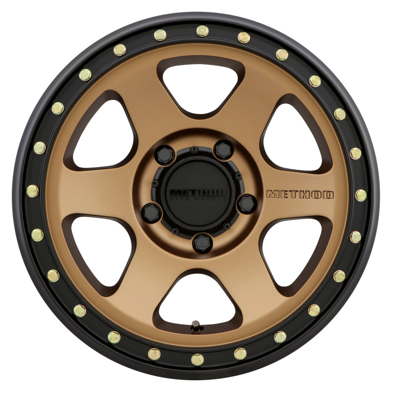 Method MR310 Con6 18x9 +18mm Offset 5x150 110.5mm CB Method Bronze/Black Street Loc Wheel