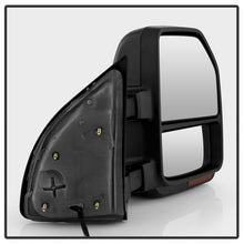 Carica l&#39;immagine nel visualizzatore di Gallery, xTune 08-15 Ford Super Duty LED Telescoping Manual Mirrors - Smk (Pair) (MIR-FDSD08S-G4-MA-RSM-SET)