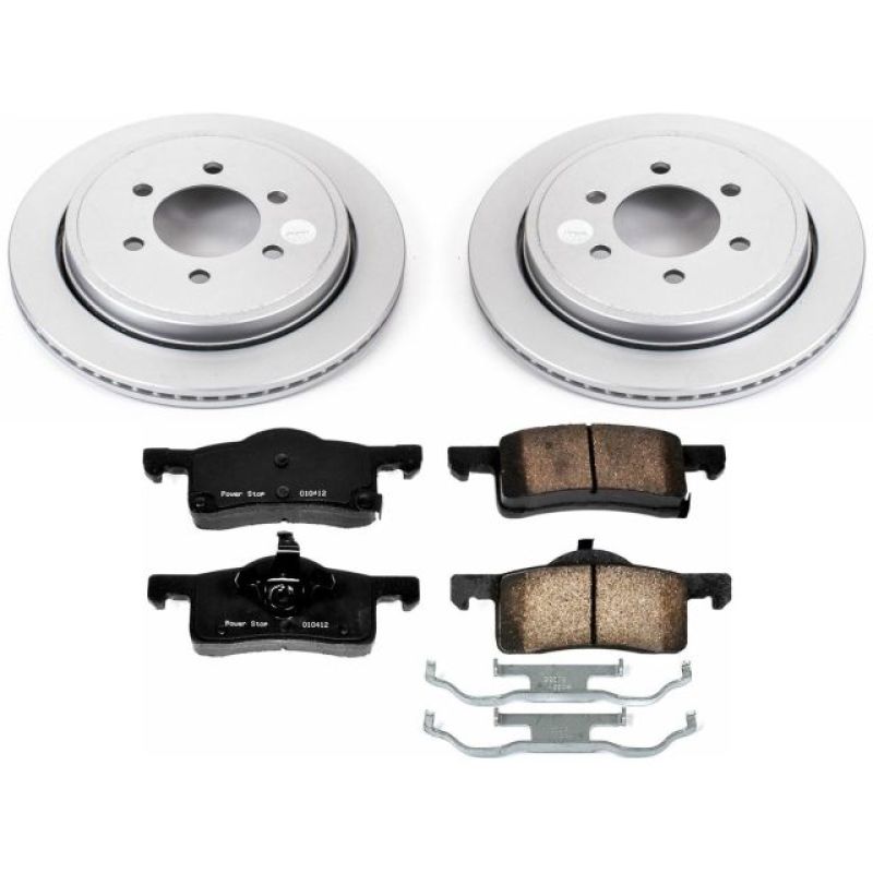 Power Stop 02-06 Ford Expedition Rear Z17 Evolution Geomet Coated Brake Kit - 2to4wheels