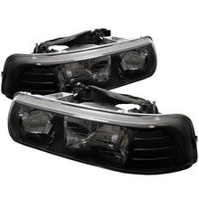 Laden Sie das Bild in den Galerie-Viewer, Spyder Chevy Silverado 1500 99-02/Chevy Silverado 3500 01-02 Crystal Headlights Blk HD-YD-CSIL99-BK