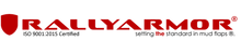 Cargar imagen en el visor de la galería, Rally Armor 2022 Rivian R1T Black UR Mud Flap - Metallic Black Logo