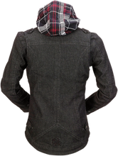 गैलरी व्यूवर में इमेज लोड करें, Z1R Women&#39;s Timberella Denim Shirt - Black/White - XS 2840-0096