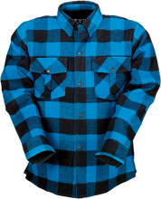 गैलरी व्यूवर में इमेज लोड करें, Z1R Duke Flannel Shirt - Blue/Black - Small 3040-2866
